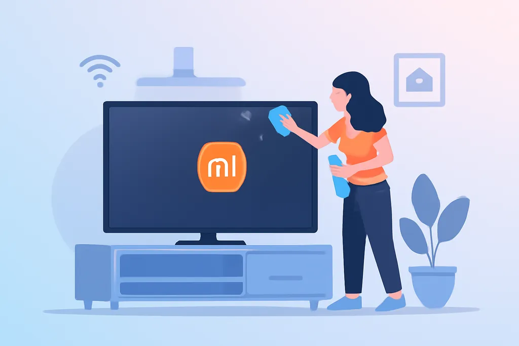 Hướng dẫn cách vệ sinh màn hình Tivi Xiaomi đúng cách