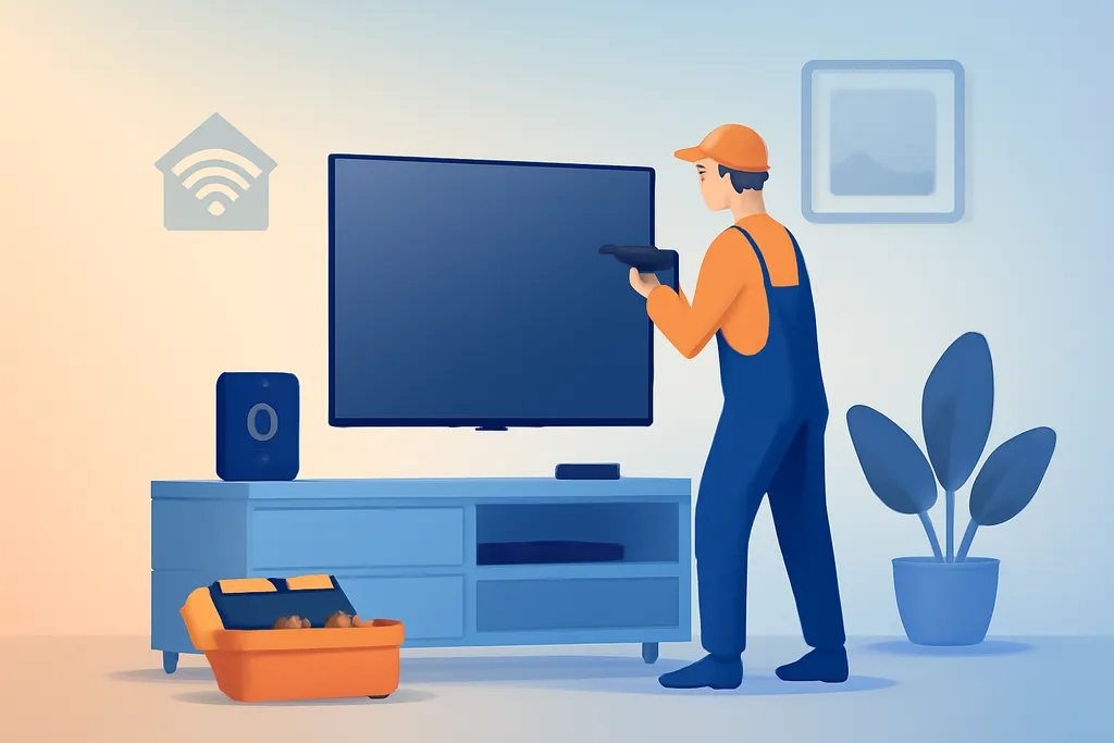Dịch vụ lắp tivi tận nơi Hà Nội | Nhanh, Rẻ, An Toàn