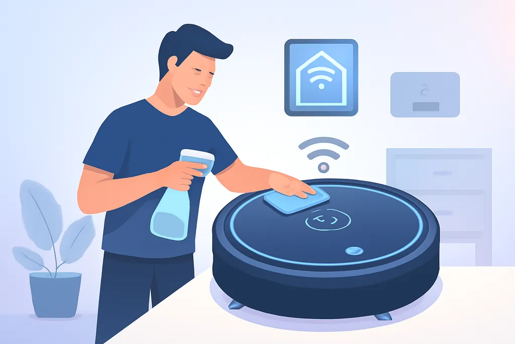 Hướng dẫn cách vệ sinh robot hút bụi