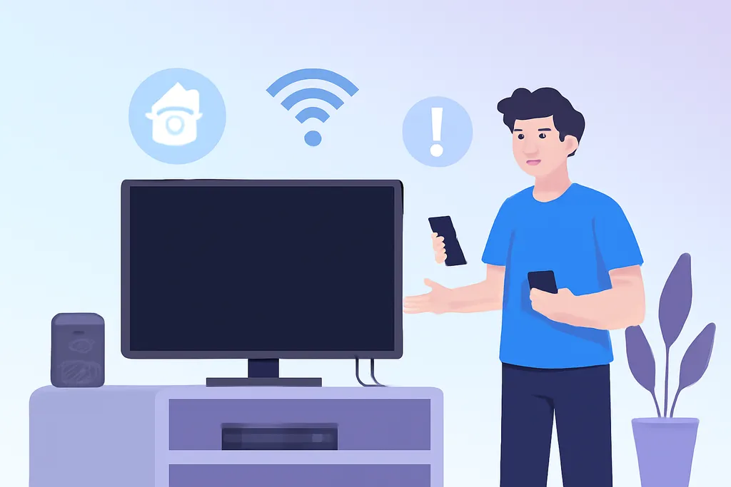 Top 5 nguyên nhân tivi bị đen màn hình vẫn có tiếng