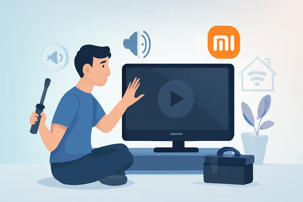 Cách khắc phục Tivi Xiaomi có tiếng nhưng không có hình