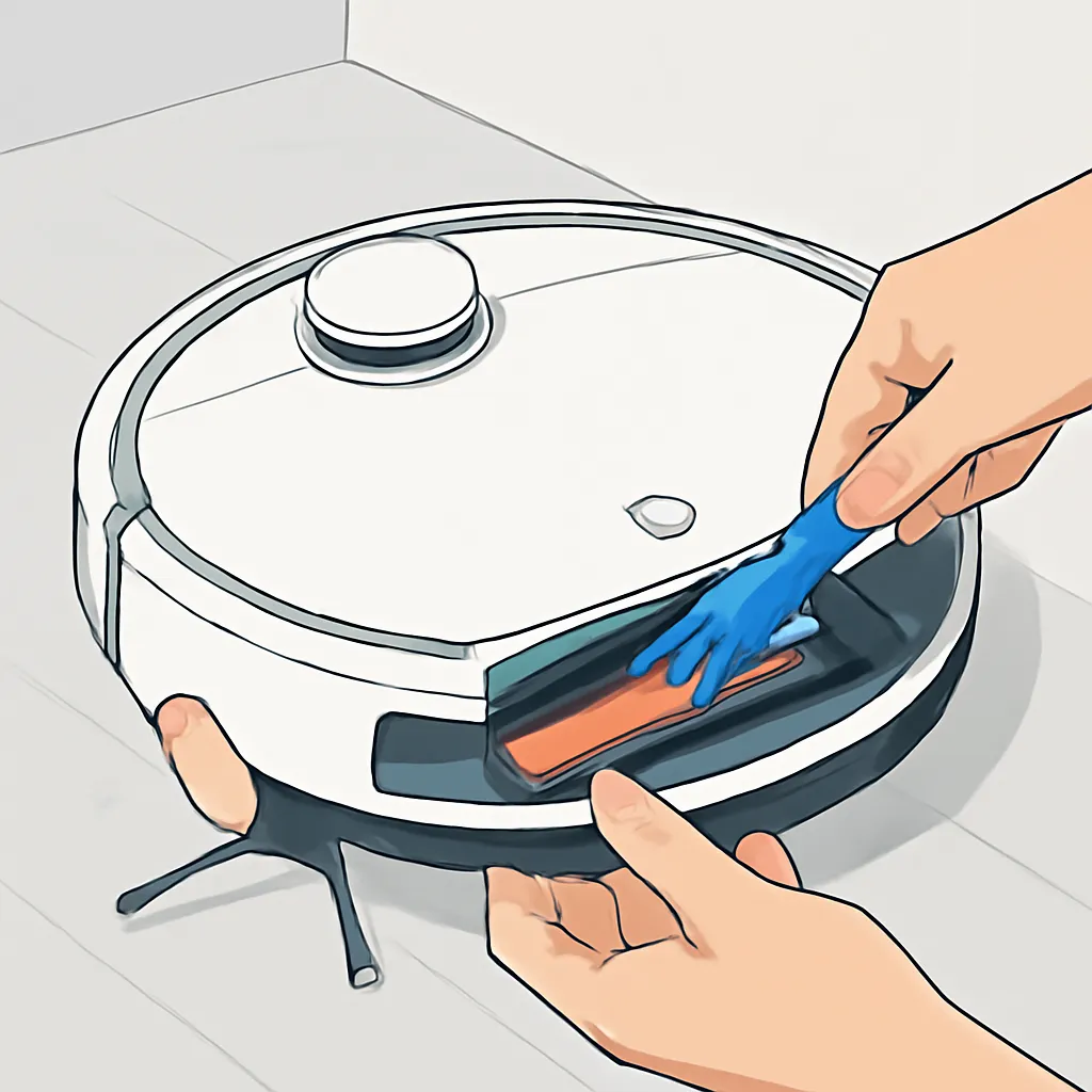 Vệ sinh robot hút bụi