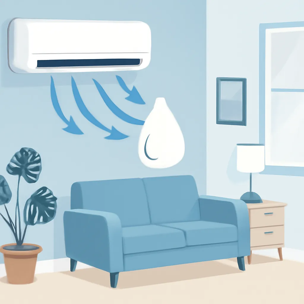 Cách giảm độ ẩm trong phòng bằng điều hòa