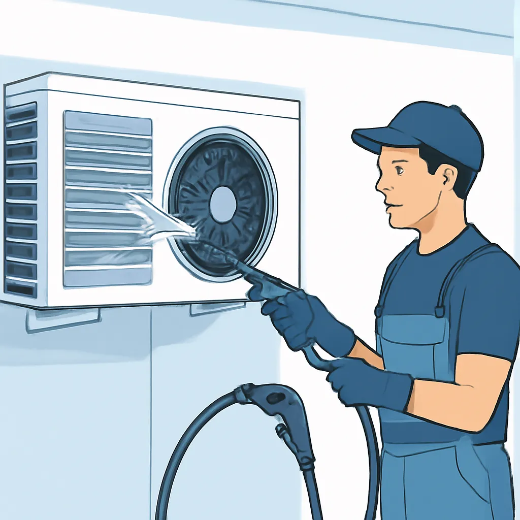 Vệ sinh cục nóng máy lạnh