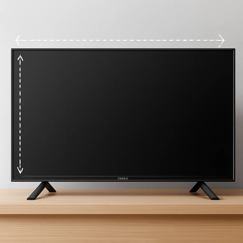 Kích thước tivi xiaomi