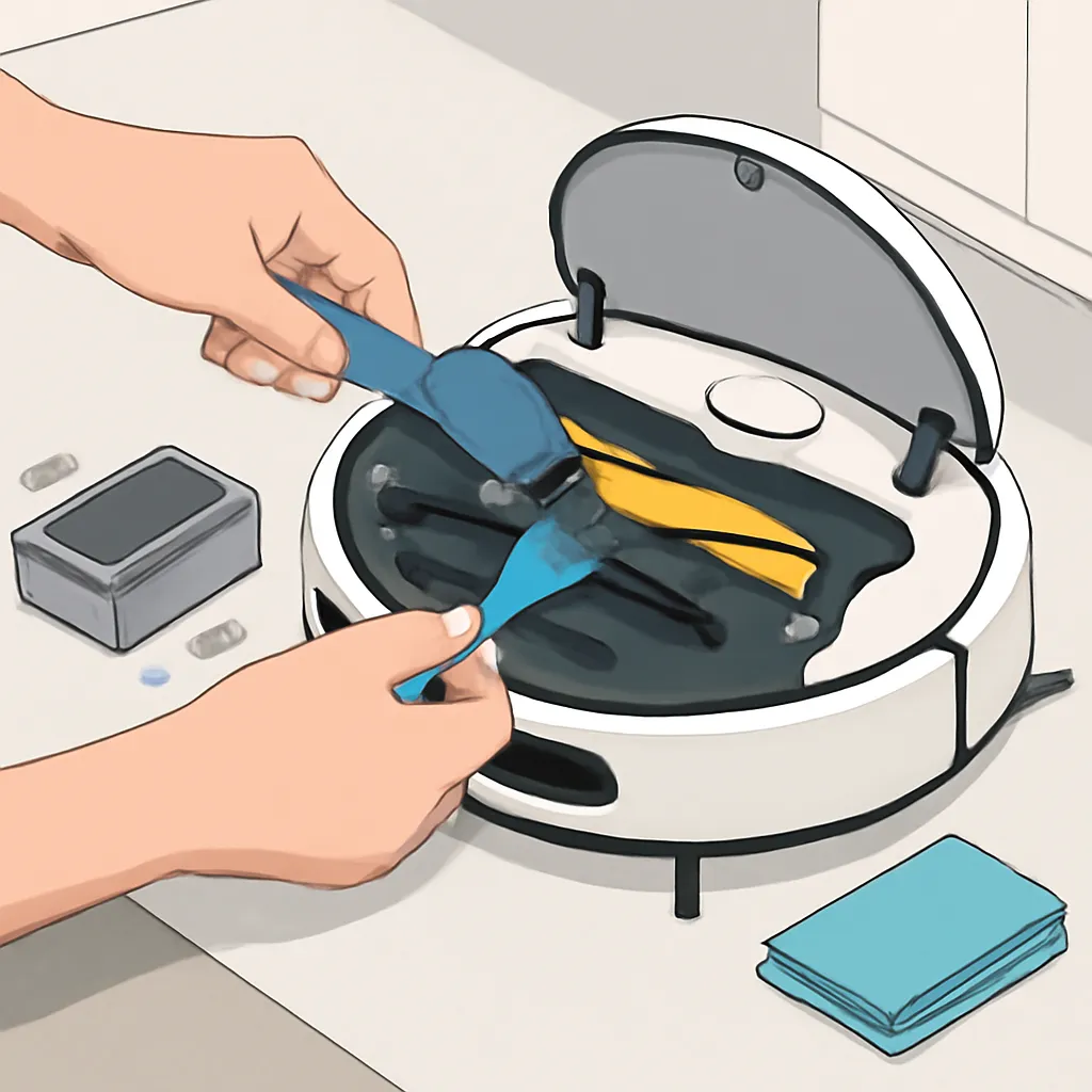 Vệ sinh robot hút bụi