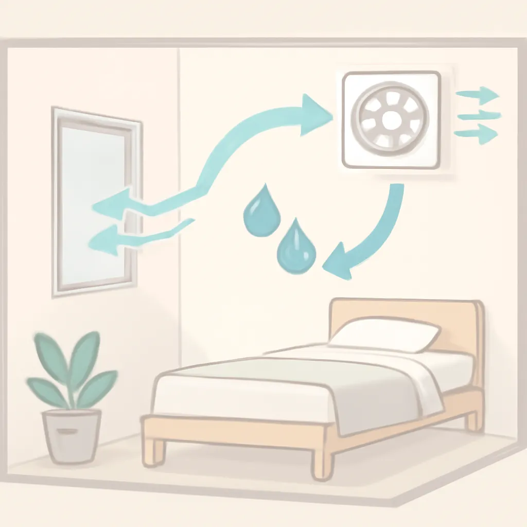 Cách giảm độ ẩm trong phòng bằng hệ thống thông gió