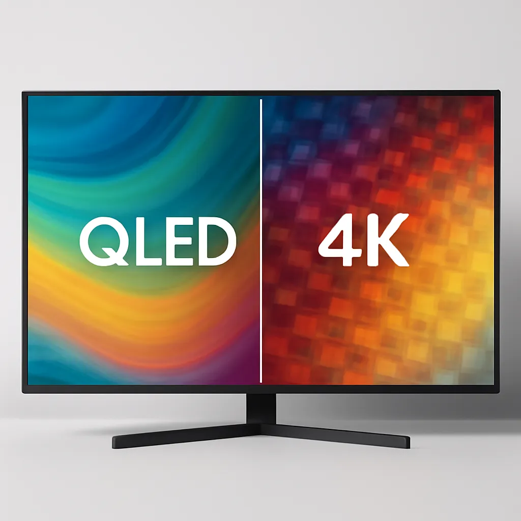 so sánh tivi qled và 4k