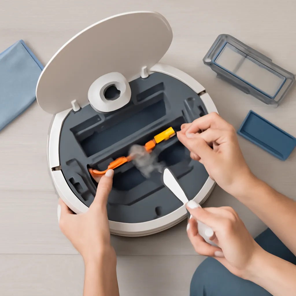 Vệ sinh robot hút bụi