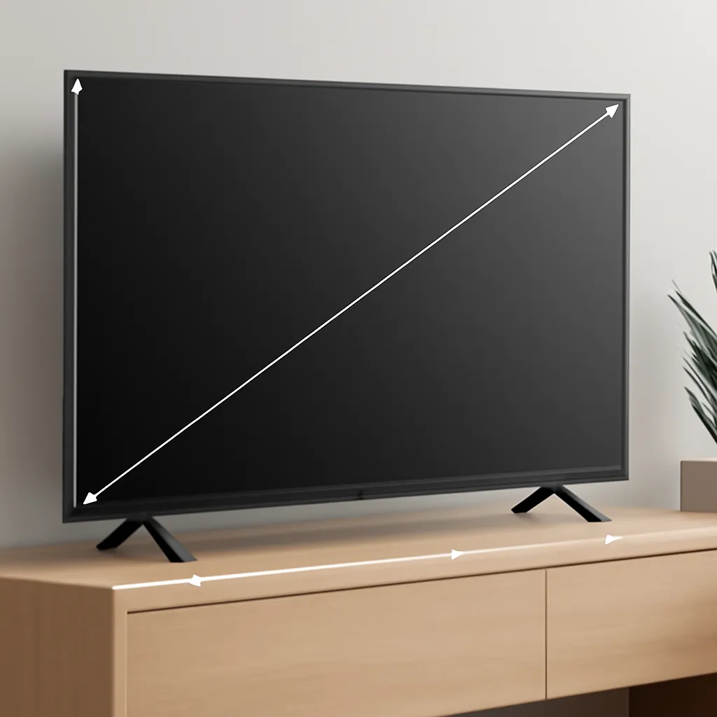 Kích thước tivi xiaomi