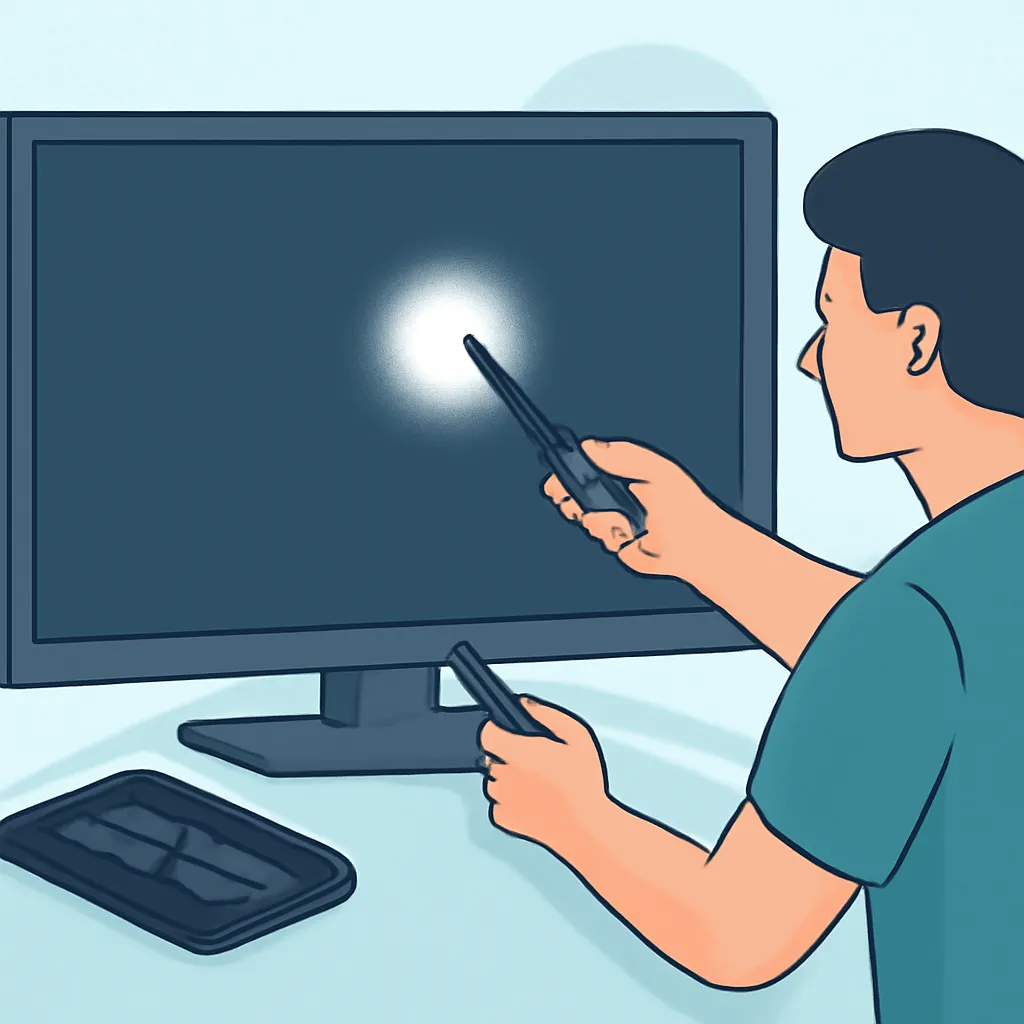 Cách khắc phục màn hình tivi bị đốm sáng
