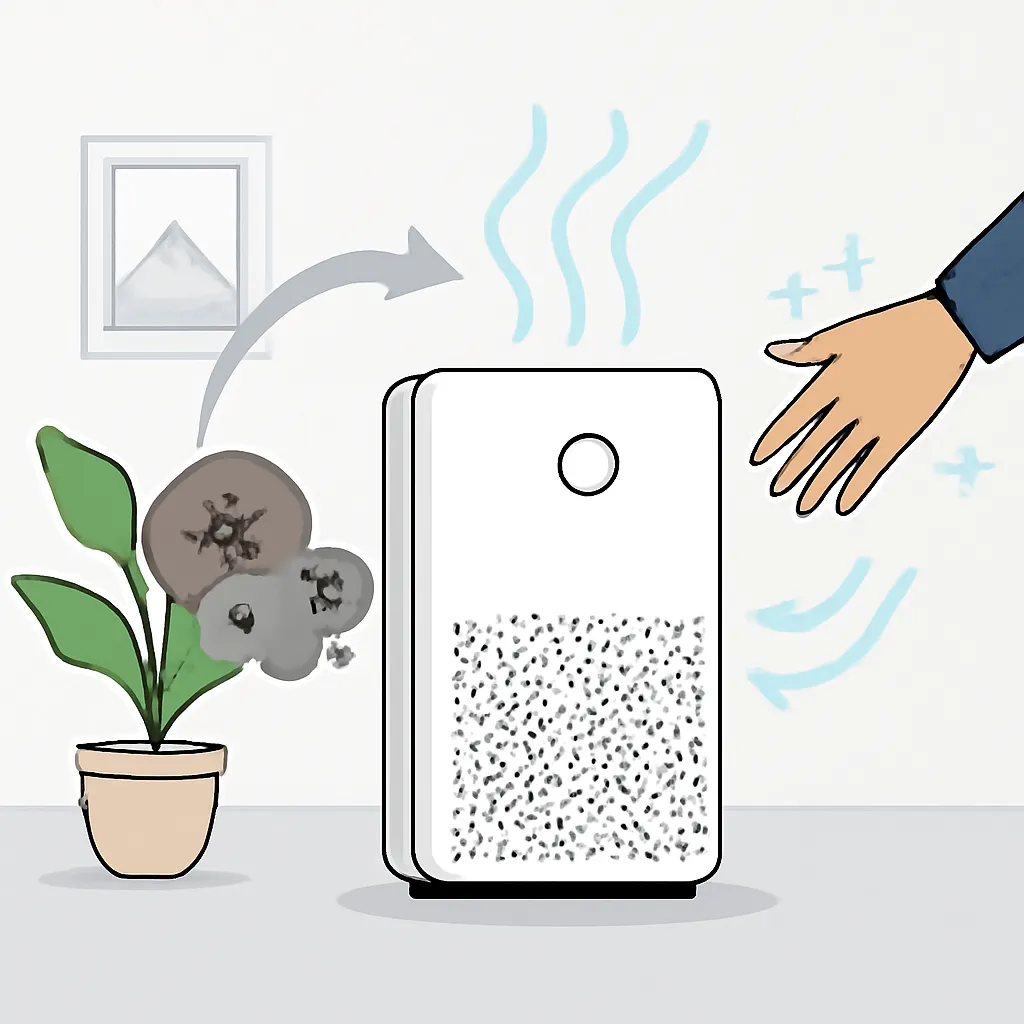 khắc phục tác hại của máy lọc không khi