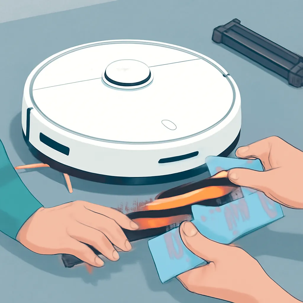 Vệ sinh robot hút bụi