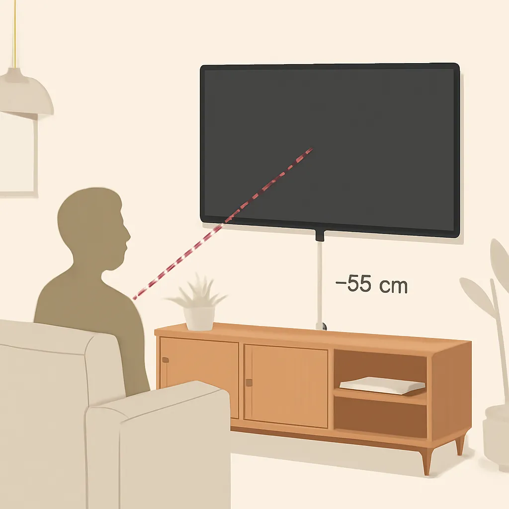 Tại sao cần xác định đúng vị trí và chiều cao treo tivi?