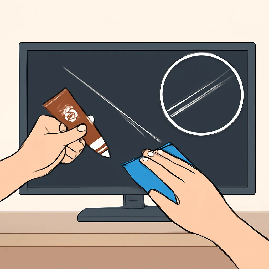 Cách khắc phục màn hình tivi bị xước