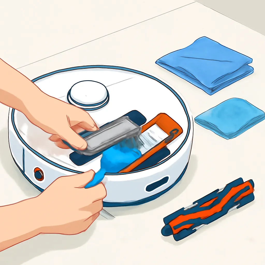 Vệ sinh robot hút bụi