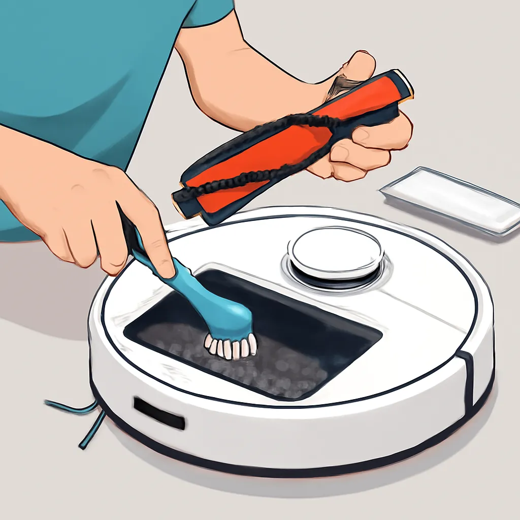 Vệ sinh robot hút bụi