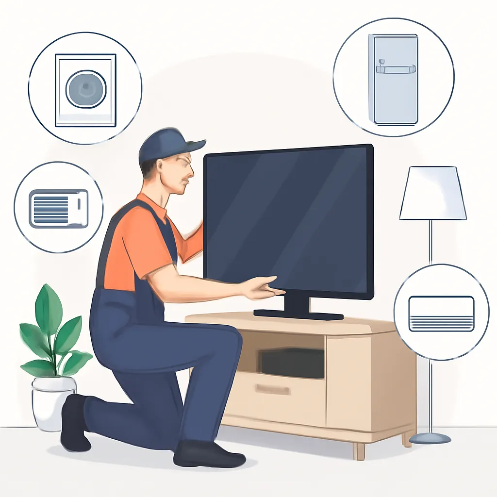 Dịch vụ lắp đặt tivi tại nhà ở Hà Nội và hệ sinh thái điện máy trọn gói