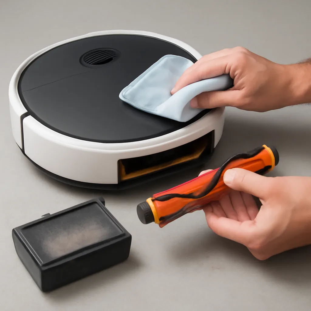 Vệ sinh robot hút bụi