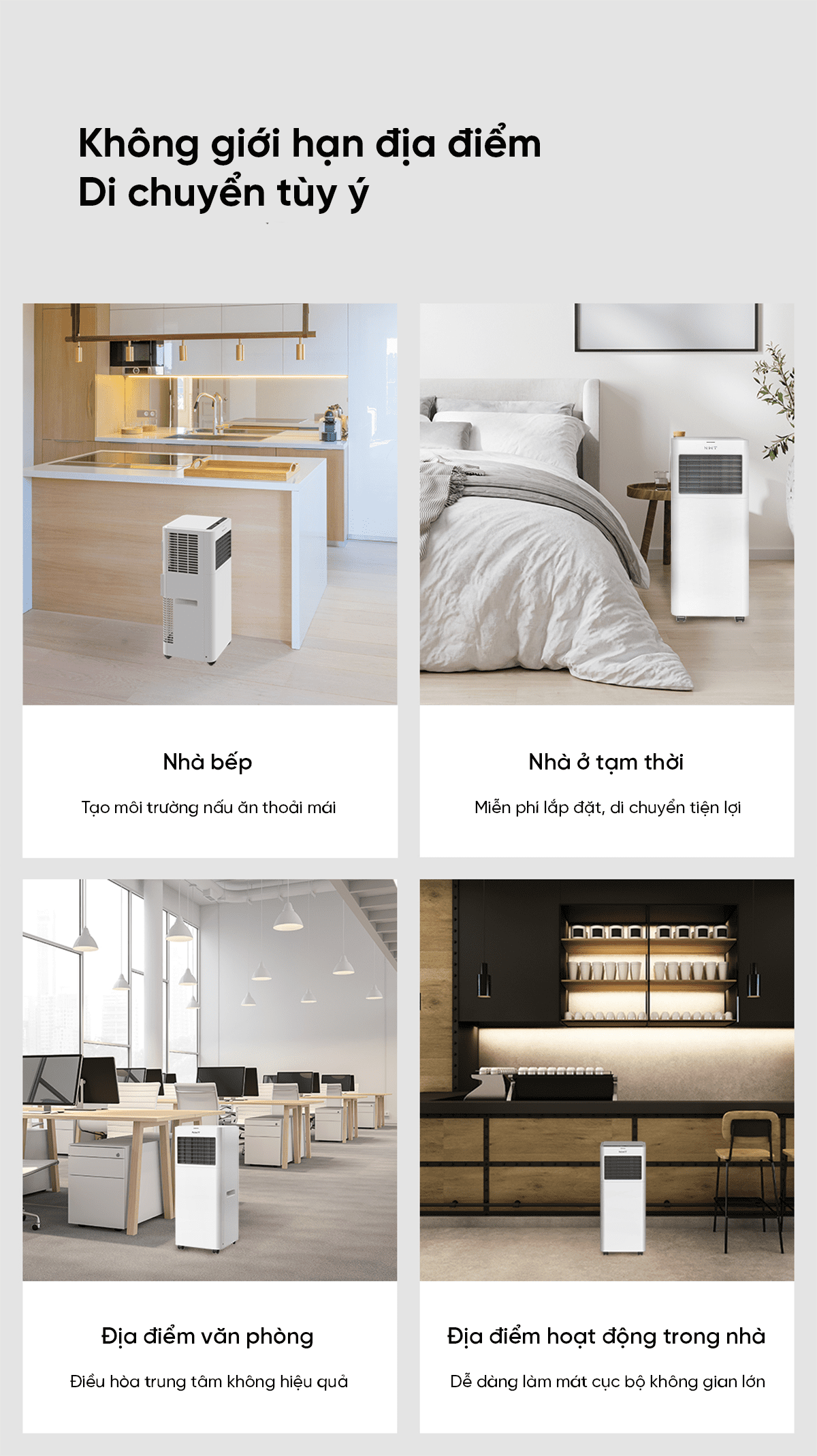 Điều hòa di động thông minh Xiaomi NWT Pro 9000BTU