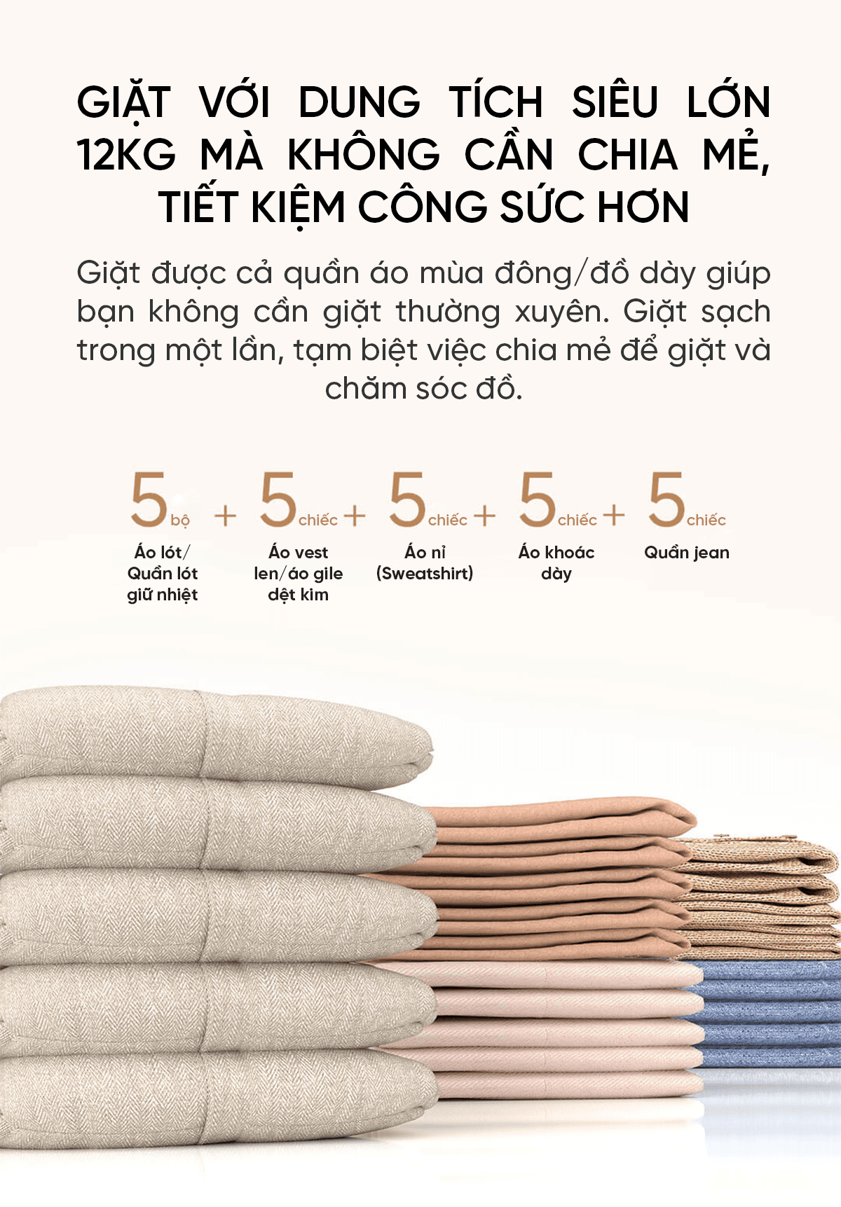 Máy Giặt Xiaomi Mija 2026 XHQG120MJ101 Giặt 12kg Sấy 9kg 26 Chế Độ Giặt