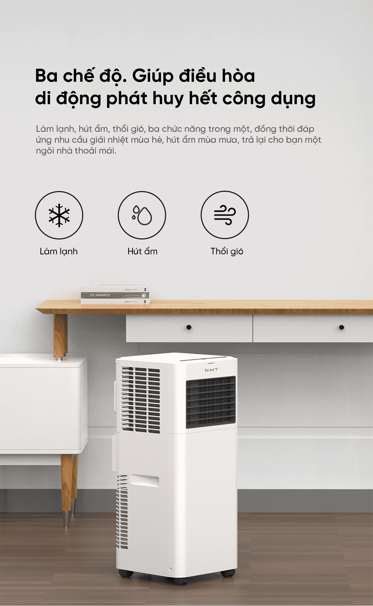 Điều hòa di động thông minh Xiaomi NWT Pro 9000BTU