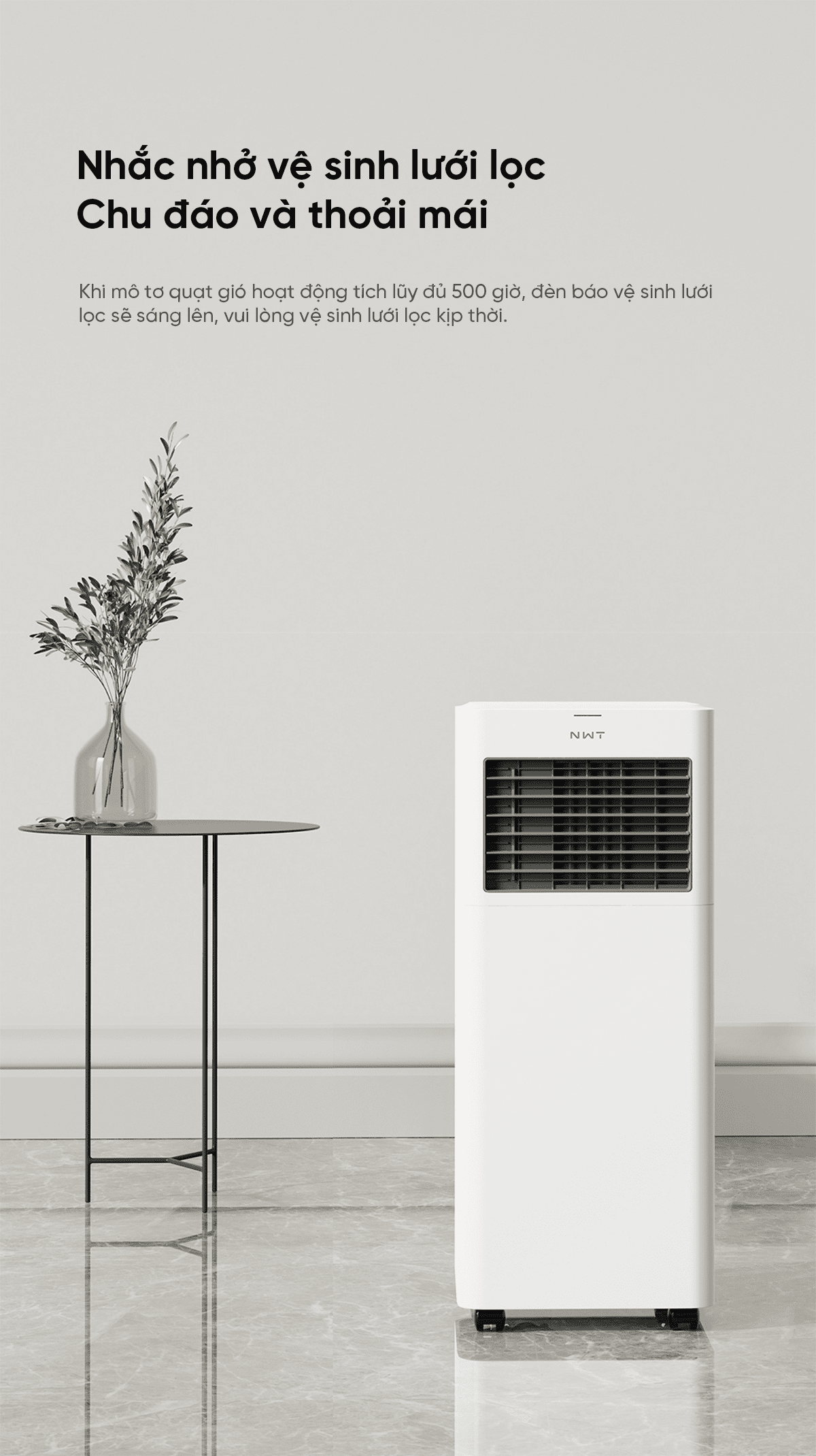 Điều hòa di động thông minh Xiaomi NWT Pro 9000BTU