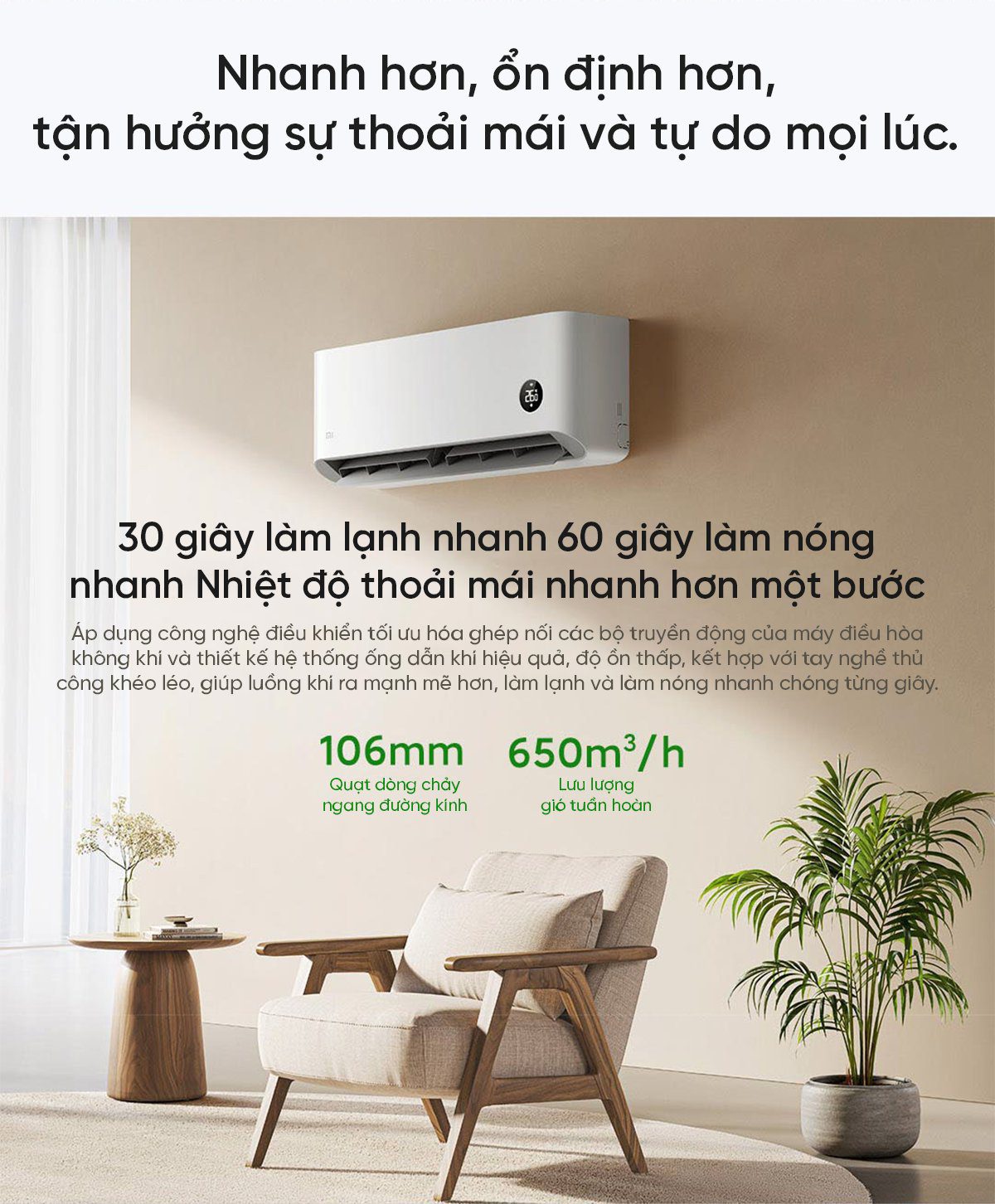 Điều hòa Xiaomi Mijia KFR-26GW/V1A1 1HP 2 chiều